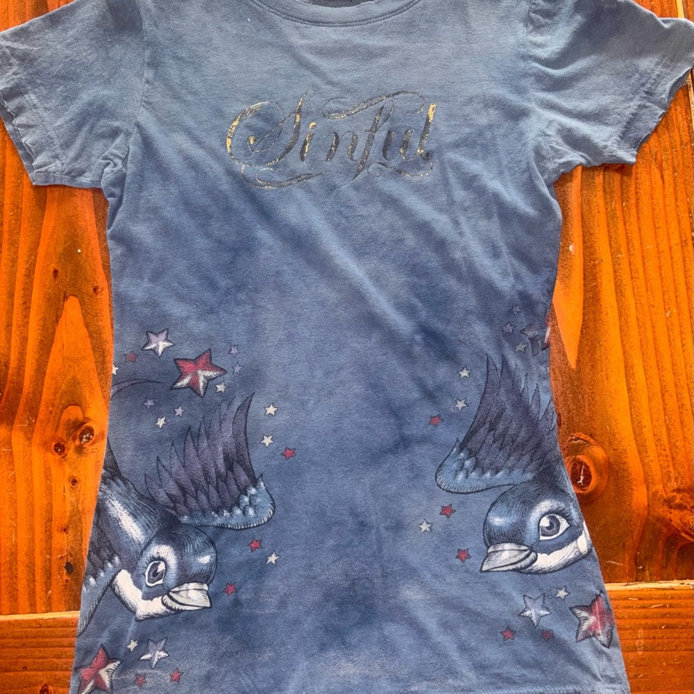 Sinful Blue Graphic Tee
